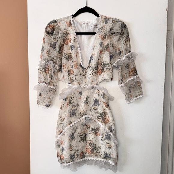 Seven Wonders Dresses & Skirts - Seven Wonders Floral Lace Trim Dress